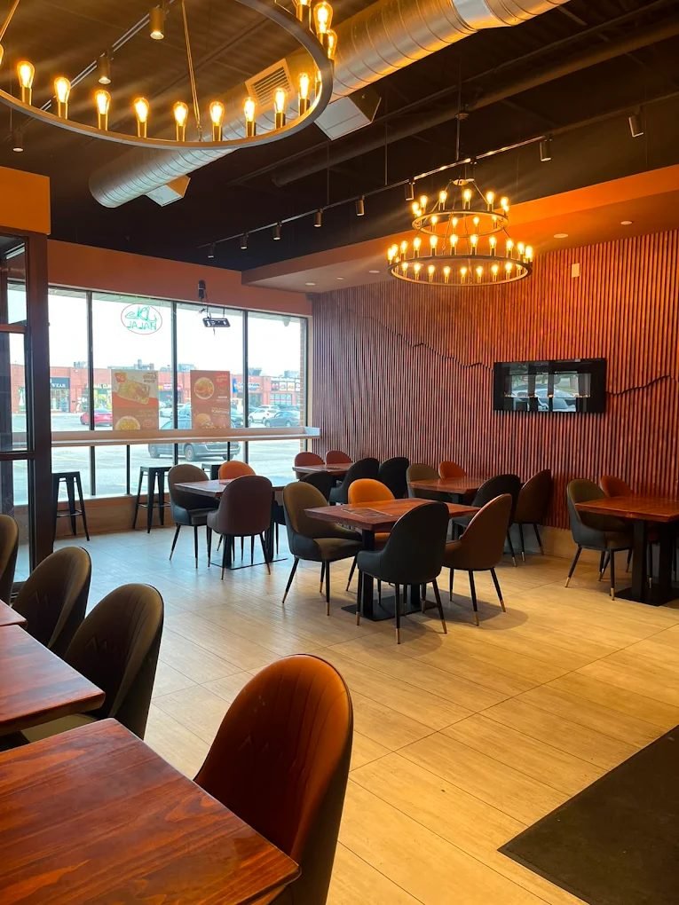 Inside Adam's Smoke Grill dining room